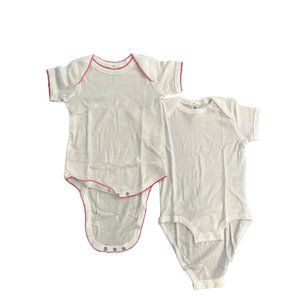Marky G Apparel 2 Pack 18M Bodysuit Short Sleeve 100% Cotton
